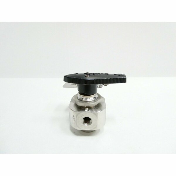 Swagelok Manual Stainless Threaded 1/8 in. Npt Ball Valve SS-43ZF2-ID-W20